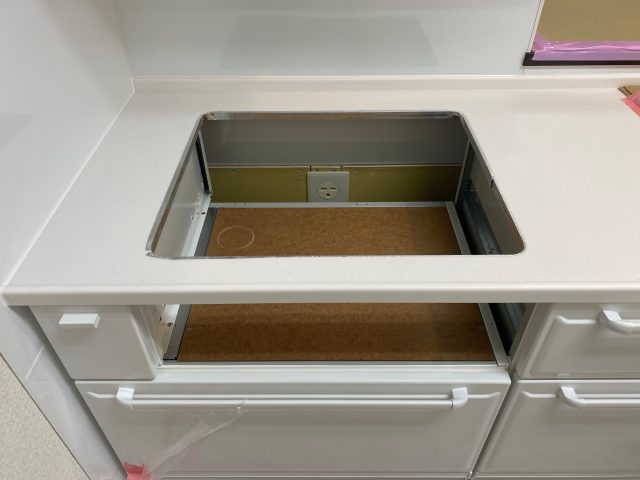 今日はIHの設置