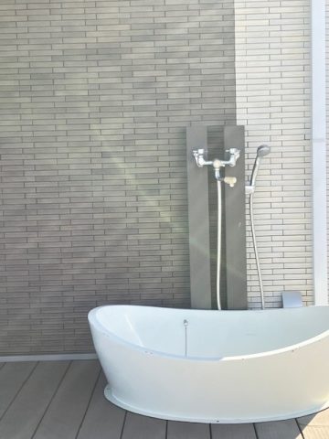 ペット用足洗い場