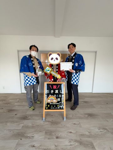 Y様の引き渡し式を行いました!